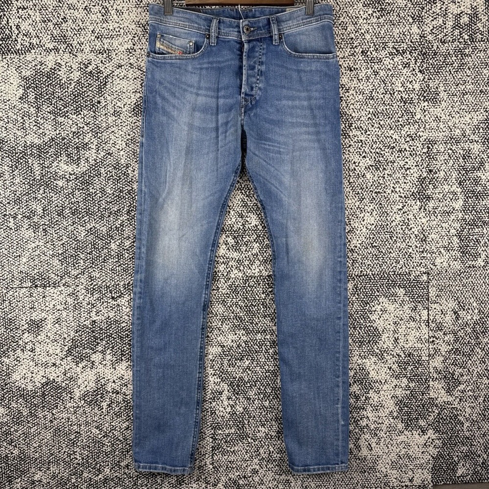Diesel Men's 28 X 32‎ (Actual 30 X 31) Tepphar Slim Carrot Stretch 0655H Blue